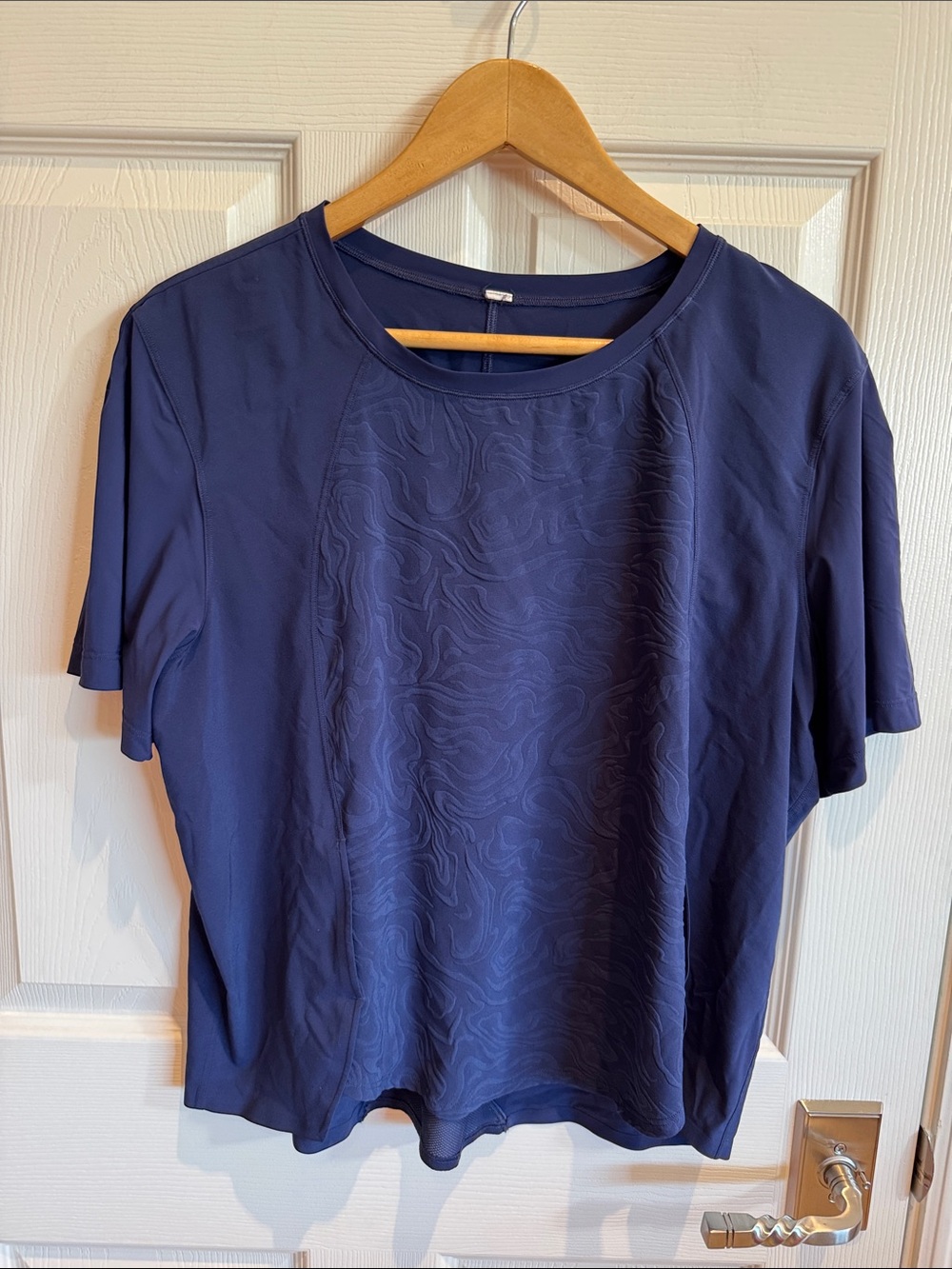 lululemon athletica Navy Short-Sleeve Crew Tee